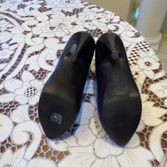 ASH Dune Black Leather Ankle Boots Size 37M - Picture 12 of 14